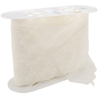 Simplicity Fancy Lace 7"X12yd-Natural