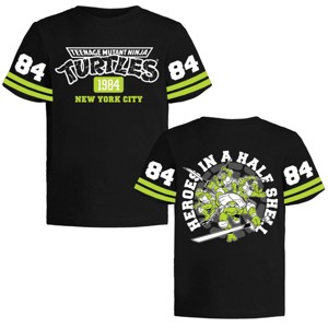 Nickelodeon Ninja Turtles T-Shirt (Sets) Michelangelo Leonardo Raphael Donatello TMNT Outfit Costume Tee Toddler Birthday to Kids Clothes - 1 of 4