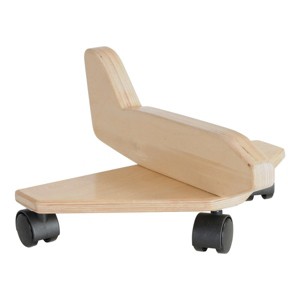 Kaplan Early Learning Birch and Maple Wooden Jet Plane - 1 of 4