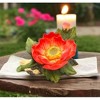 Kevins Gift Shoppe Ceramic Poppy Flower Half Inch Tapper Candle Holder - image 3 of 3