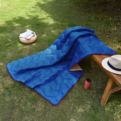 Peace Nest Packable Waterproof Outdoor Camping Blanket Lightweight Picnic  Blanket In Blue, 84x80 : Target