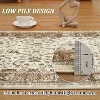 Boho Washable Machine-Woven Area Rug with Non-Slip Backing, Low Pile Soft Faux Wool Carpet for Living Room, Bedroom, Dining Room, indoor - 4 of 4
