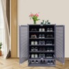 YIYIBYUS 7-Tier Shoe Storage Cabinet Modern Shoe Organizer With 2 Doors - 2 of 4