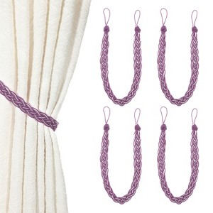 Unique Bargains Braided Polyester Elegant Design Durable Curtain Tiebacks - 1 of 4