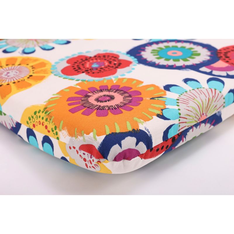 Crosby Floral Outdoor Chair Cushion - Pillow Perfect, 3 of 7
