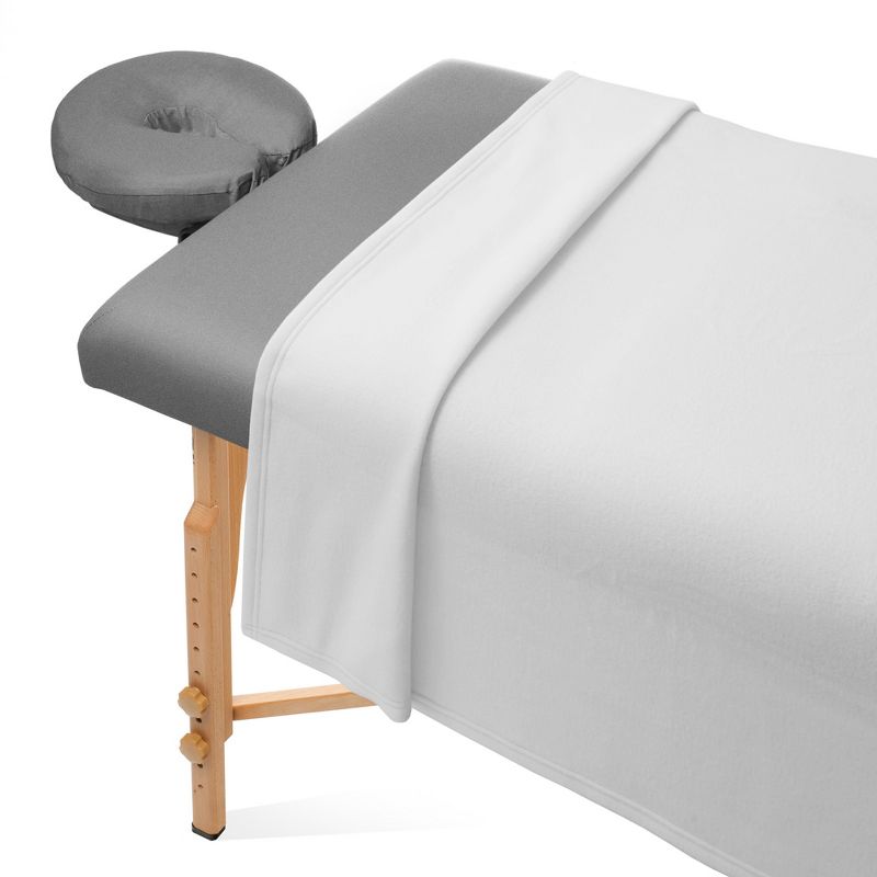 Saloniture Massage Table Blanket - 60” x 90” Polar Fleece Spa Throw, 2 of 8