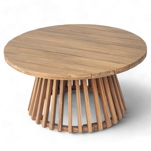 Dexmalle Acacia Wood Patio Coffee Table - 1 of 4
