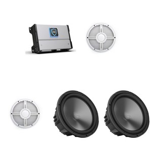 Wet Sounds HTM-1 - HTM Series Full-Range Class-D 1200 Watt at 1Ω Mono Amplifier, (2) Wet Sounds REVO 10 FA S4 V3 - REVO Series 10" Free Air 4Ω V3 S... - 1 of 4
