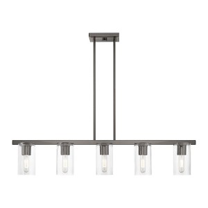 Livex Lighting Clarion 5 - Light Chandelier in  Black Chrome - 1 of 4