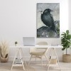 Stupell Industries Crow & Hummingbird Perched Canvas Wall Art - 2 of 4