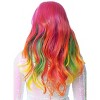 HalloweenCostumes.com  Women Supernova Wig for Women, Multicolored - 3 of 4
