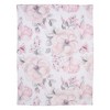 Lambs & Ivy Botanical Baby Watercolor Floral Pink Fleece Baby Blanket - 3 of 4