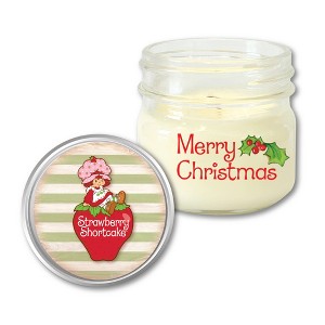 Courtside Market Strawberry Shortcake Merry Christmas 4 oz Candle - 1 of 3