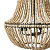 Storied Home Draped Wood Bead Chandelier - 3 of 4