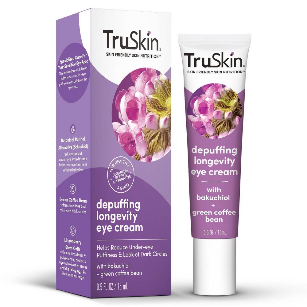 TruSkin Depuffing Longevity Eye Cream - 0.5 fl oz