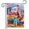 Dog Days Beach Summer Garden Flag 18" x 12.5" Briarwood Lane - image 2 of 4