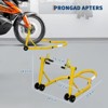 Motorcycle Stands Front and Rear, 900 LBS Heavy Duty Motorcycle Lift Combo with Adjustable Swingarm Spool, Universal Paddock Stand - 2 of 4