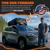 Mockins 35 Cu Ft. Black Waterproof Rooftop Cargo Bag (60"x42"x24") with PVC Mat, Straps, Hooks & More - 3 of 4
