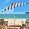UV Resistant Iris Fashion Line 9Ft Auto Tilt Umbrella - PAT8004 - Safavieh - 2 of 4