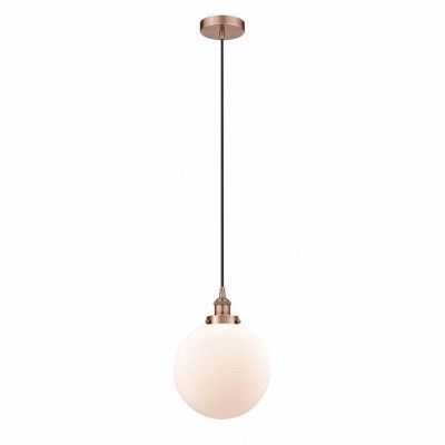 Beacon - 1 Light Mini Pendant In Industrial Style-13.5 Inches Tall and 10 Inches Wide