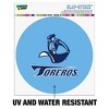 University of San Diego Toreros Automotive Car Window Locker Circle Bumper Sticker - 2 of 4