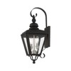 Livex Lighting Adams 2 - Light Wall Light in  Black/Brushed Nickel - 3 of 4