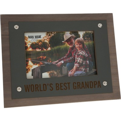 Pavilion Gift Company - Grandpa - 9" x 7" Frame (Holds 6" x 4" Photo) - Single Image Frames