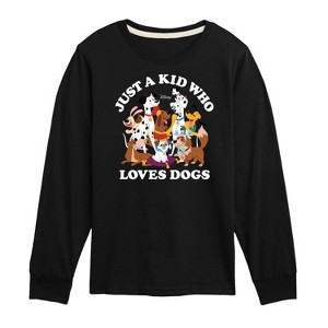 Boys' - Disney - Cats & Dogs Long Sleeve Graphic T-Shirt - 1 of 4