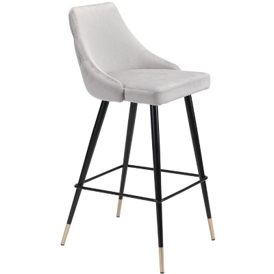 Zuo Piccolo Barstool Gray