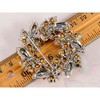 Anna-Kaci Crystal Inspired Floral Wreath Holiday Christmas Old Fashion Brooch Pin - 3 of 4