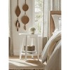 Round Side Table with Lower Shelf, End Table for Small Spaces, Nightstand - 2 of 4