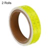 Unique Bargains Waterproof Adhesive High Visibility Safety Reflective Tape 2 Pcs - 3 of 4