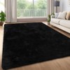 TROPOW Large Fluffy Living Room Area Rug Soft Plush Bedroom Throw Carpet Modern Solid Color Shaggy Rug Non Slip Non Shedding Fuzzy Faux Fur Area Rug - 3 of 4