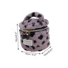 Unique Bargains Leopard Print Drawstring Makeup Bag 1 Pc - 2 of 4