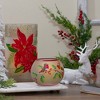 Northlight 5-Inch Hand Painted Finches and Pine Flameless Glass Candle Holder - 2 of 4