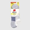 Hanes Men's 3pk +1 Absolute Active Cushioned Super No Show Socks - 6-12 - 2 of 4