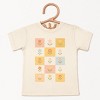 The Juniper Shop Checkered Floral Chart Toddler Short Sleeve Tee - 5T - Cream - 2 of 4