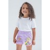 Disney Princess Belle Jasmine Moana Rapunzel Tiana Ariel Girls French Terry 3 Pack Shorts Toddler to Big Kid - image 2 of 4