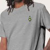 Dalix Robot (Glow in the Dark) Embroidered Relaxed Heavy Soft Cotton T Shirt Mens - 4 of 4