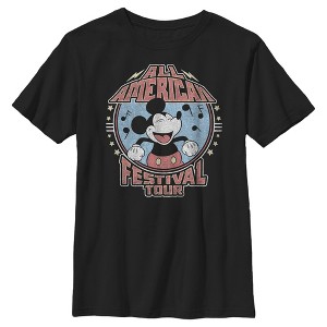 Boy's Disney Mickey All American Festival Tour T-Shirt - 1 of 4