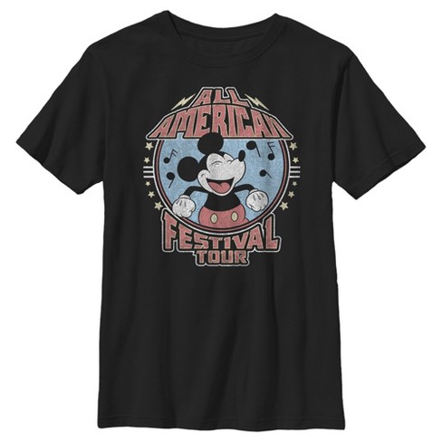 Boy's Disney Mickey All American Festival Tour T-Shirt - image 1 of 4