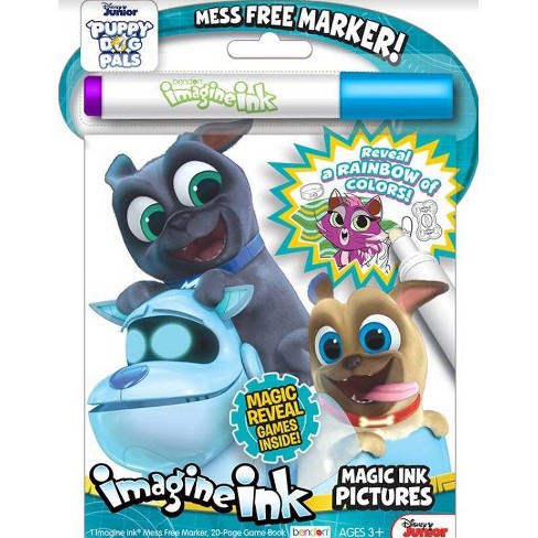 Paw Patrol Imagine Ink Coloring Book With Mess-free Magic Ink Markers -  Bendon : Target