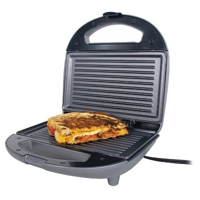 statisk Ærlighed Sætte Vetta 760-watt Nonstick Panini Press And Sandwich Maker (slate Gray) :  Target