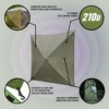 Clam Quick-Set Wind and Sun Panel Attachment for Escape Sport Screen Shelter Canopy Tent with Carrying Bag, Accessory Only, Green (6 Pack) - 4 of 4