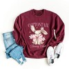 Simply Sage Market Women's Graphic Sweatshirt Coquette Cottontail Bunny Club - 3 of 4