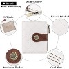 BEAFUP Women's Wallet,Slim RFID Blocking Bifold Wallet with Zipper Coin Pocket – PU Leather Compact Card Holder - 4 of 4