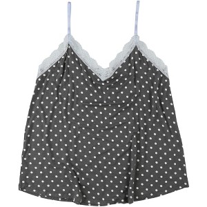 P.J. Salvage Womens Lace-Trimmed Pajama Sleep Cami Tank Top - 1 of 2
