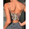 Vintage Floral Cami Top with Corset Waist - 4 of 4