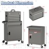 Huxxion 5-Drawer Rolling Tool Chest Tool Storage Box Removable Tool Cabinet - 2 of 4