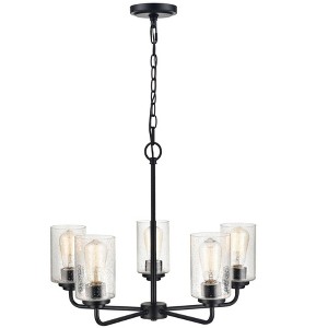 Millennium Lighting Moven 5 - Light Chandelier in  Matte Black - 1 of 2